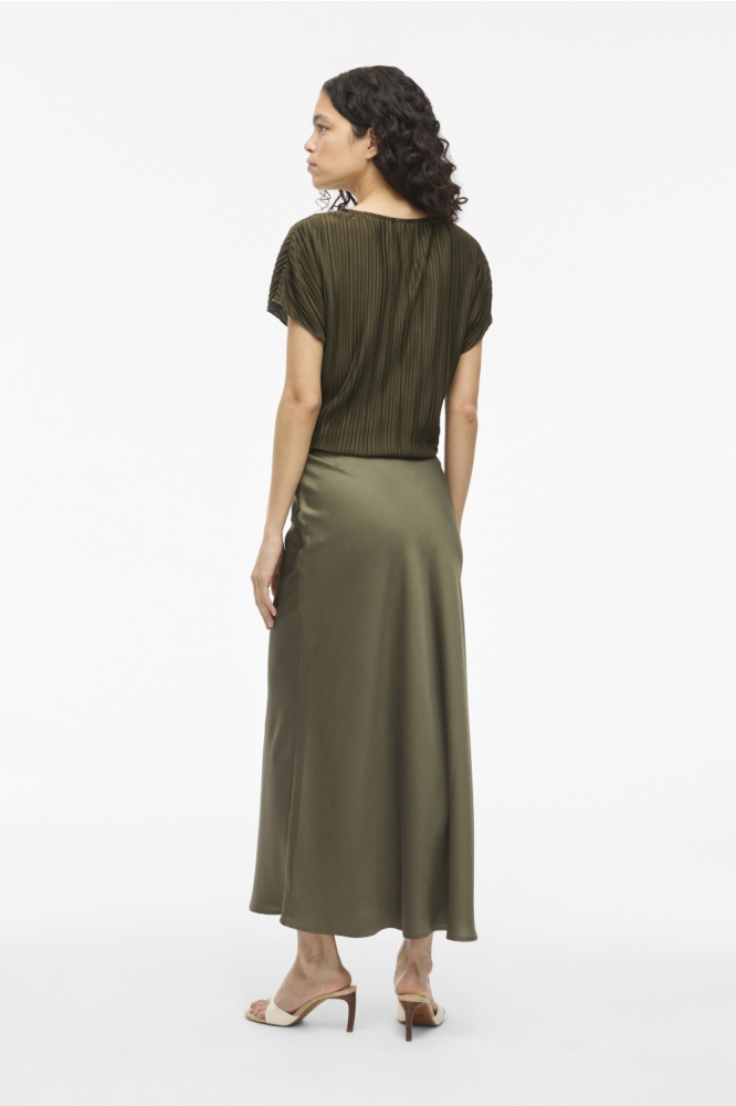 VIELLETTE HW MIDI SKIRT - NOOS 14084182 DUSTY OLIVE